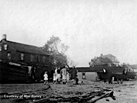 1944 Hurricane Weaver House Damage 5th & Miller